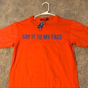 Graphic t-shirt “Say it to my face”